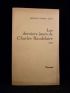 LEVY : Les derniers jours de Charles Baudelaire - Signed book, First edition - Edition-Originale.com