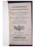 LEWIS  : Expériences physiques et chymiques relatives aux commerces & aux arts - Prima edizione - Edition-Originale.com