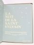 LEY : La nuit de la St-Sylvain - Edition Originale - Edition-Originale.com