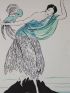 L'Oiseau d'argent. Robe du soir, composée d'une écharpe enveloppant le buste (pl.33, La Gazette du Bon ton, 1921 n°5) - Prima edizione - Edition-Originale.com