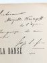 LIFAR : La Danse. Les grands Courants de la Danse académique - Libro autografato, Prima edizione - Edition-Originale.com