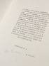 LIMBOUR : Le calligraphe - Signiert, Erste Ausgabe - Edition-Originale.com