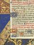 [LIVRE D'HEURES - ENLUMINURES] Fragments recto verso des heures de la Vierge à l'usage de Rome/Dié(?) - Autographe, Edition Originale - Edition-Originale.com