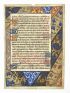 [LIVRE D'HEURES - ENLUMINURES] Fragments recto verso des heures de la Vierge à l'usage de Rome/Dié(?) - Signiert, Erste Ausgabe - Edition-Originale.com