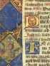 [LIVRE D'HEURES - ENLUMINURES] Fragments recto verso des heures de la Vierge, usage de Rome/Dié(?) - Autographe, Edition Originale - Edition-Originale.com