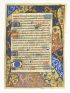 [LIVRE D'HEURES - ENLUMINURES] Fragments recto verso des heures du Saint-Esprit - Signiert, Erste Ausgabe - Edition-Originale.com