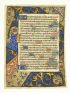 [LIVRE D'HEURES - ENLUMINURES] Fragments recto verso des heures du Saint-Esprit - Signiert, Erste Ausgabe - Edition-Originale.com