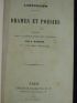 LONGFELLOW : Drames et poésies - Prima edizione - Edition-Originale.com