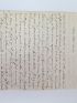 LONGPERIER : Lettre autographe signée sur le plafond de Eugène Delacroix à la galerie d'Apollon du palais du Louvre  - Autographe, Edition Originale - Edition-Originale.com
