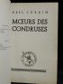 LURKIN : Moeurs des condruses - Signed book, First edition - Edition-Originale.com