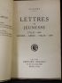 LYAUTEY : Lettres de jeunesse; Italie (1883), Danube, Grèce, Italie (1893) - Signiert, Erste Ausgabe - Edition-Originale.com