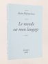 MABANCKOU : Le monde est mon langage - Signed book, First edition - Edition-Originale.com