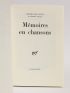 MAC ORLAN : Mémoires en chansons - Autographe, Edition Originale - Edition-Originale.com