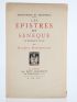 MAETERLINCK : Introduction aux épistres de Sénèque - Edition Originale - Edition-Originale.com