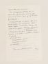 MAGRITTE : Lettre autographe signée de ses initiales : 