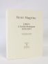 MAGRITTE : Lettres à André Bosmans 1958-1967 - Edition Originale - Edition-Originale.com