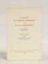 MALLARME : L'amitié de Stéphane Mallarmé et de Georges Rodenbach - Edition Originale - Edition-Originale.com