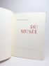 MALRAUX : Du musée - Prima edizione - Edition-Originale.com