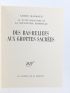 MALRAUX : Le Musée imaginaire de la Sculpture mondiale, Tome II : Des bas-reliefs aux grottes sacrées - Autographe, Edition Originale - Edition-Originale.com