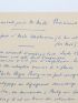 MALRAUX : Liste manuscrite adressée à André Parinaud concernant la réalisation de la série des écrits sur l'art d'André Malraux - Signed book, First edition - Edition-Originale.com