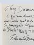 MANET : Holocaustum ou le borgne - Signed book, First edition - Edition-Originale.com