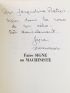 MANSOUR : Faire signe au machiniste - Signed book, First edition - Edition-Originale.com