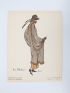 Manteau de suède bordé de zibeline (Croquis N°LV, La Gazette du Bon ton, 1922 n°7) - Erste Ausgabe - Edition-Originale.com