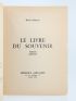 MARAN : Le Livre du souvenir (Poèmes 1909-1957) - Signed book, First edition - Edition-Originale.com