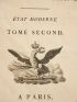 MARCEL : Description de l'Egypte. Etat moderne. Tome second.  - First edition - Edition-Originale.com