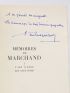 MARCHAND : Mémoires de Marchand. Premier valet de chambre et exécuteur testamentaire de l'Empereur publiés d'après le manuscrit original par Jean Bourguignon - Libro autografato, Prima edizione - Edition-Originale.com