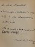 MARTIN DU GARD : Carte rouge - Le théâtre et la vie 1929-1930 - Libro autografato, Prima edizione - Edition-Originale.com