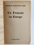 MARTIN DU GARD : Un français en Europe - Signed book, First edition - Edition-Originale.com