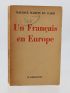 MARTIN DU GARD : Un français en Europe - Signiert, Erste Ausgabe - Edition-Originale.com