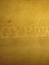 DESCRIPTION DE L'EGYPTE.  Alexandrie. Plan, coupes et détails d'un monument souterrain, situé à l'ouest de la ville antique. (ANTIQUITES, volume V, planche 42) - Edition Originale - Edition-Originale.com