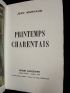 MARVAUD : Printemps charentais - Erste Ausgabe - Edition-Originale.com