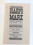 MARX : Harpo Marx - Erste Ausgabe - Edition-Originale.com