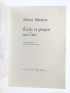 MATISSE : Ecrits et Propos sur l'Art - Libro autografato, Prima edizione - Edition-Originale.com