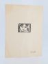 MATISSE : Exposition Henri Matisse - Prima edizione - Edition-Originale.com