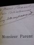 MAUPASSANT : Monsieur Parent - Autographe, Edition Originale - Edition-Originale.com