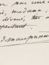 MAUPASSANT : Lettre autographe signée à la Comtesse Potocka : « vous m'en voudrez un peu pendant longtemps. » - Signiert, Erste Ausgabe - Edition-Originale.com