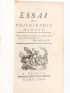 MAUPERTUIS : Essai de philosophie morale - First edition - Edition-Originale.com