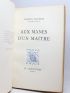 MAURRAS : Aux mânes d'un maître - First edition - Edition-Originale.com