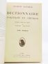 MAURRAS : Dictionnaire politique et critique établi par les soins de Pierre Chardon - Prima edizione - Edition-Originale.com