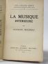 MAURRAS : La musique intérieure - Signed book, First edition - Edition-Originale.com