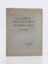MAURRAS : La Poésie dans nos Poètes - Entretien avec Charles Maurras - Signiert, Erste Ausgabe - Edition-Originale.com