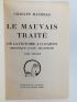 MAURRAS : Le mauvais traité : de la victoire à Locarno, chronique d'une décadance - Tome 1 seul - Signed book, First edition - Edition-Originale.com