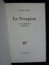 MEMMI : Le scorpion - Signed book, First edition - Edition-Originale.com