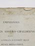 MENANT : Empreintes de cylindres assyro-chaldéens relevées sur les contrats d'intérêt privé du musée britannique - Libro autografato, Prima edizione - Edition-Originale.com