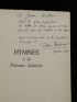 MENARD : Hymnes à la présence solitaire - Signed book, First edition - Edition-Originale.com