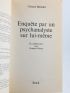 MENDEL : Enquête par un psychanalyste sur lui-même - Signed book, First edition - Edition-Originale.com